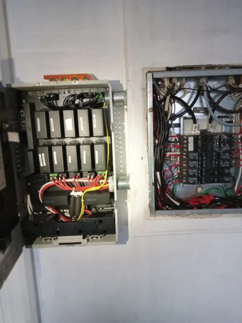 Electrical panel upgrade completed for Ring Doorbell Installation in Mapleton